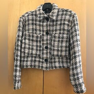 Classic french style cropped jacket size S